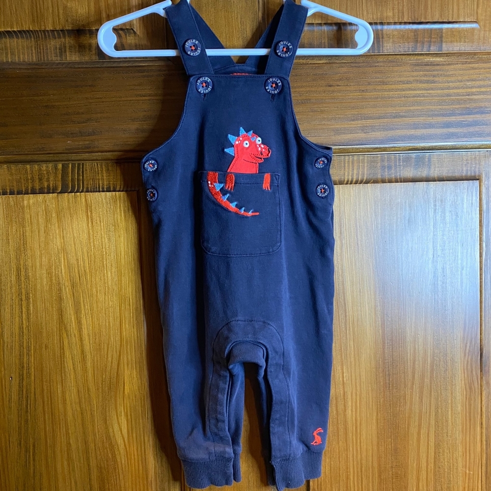 Joules baby dragon overalls